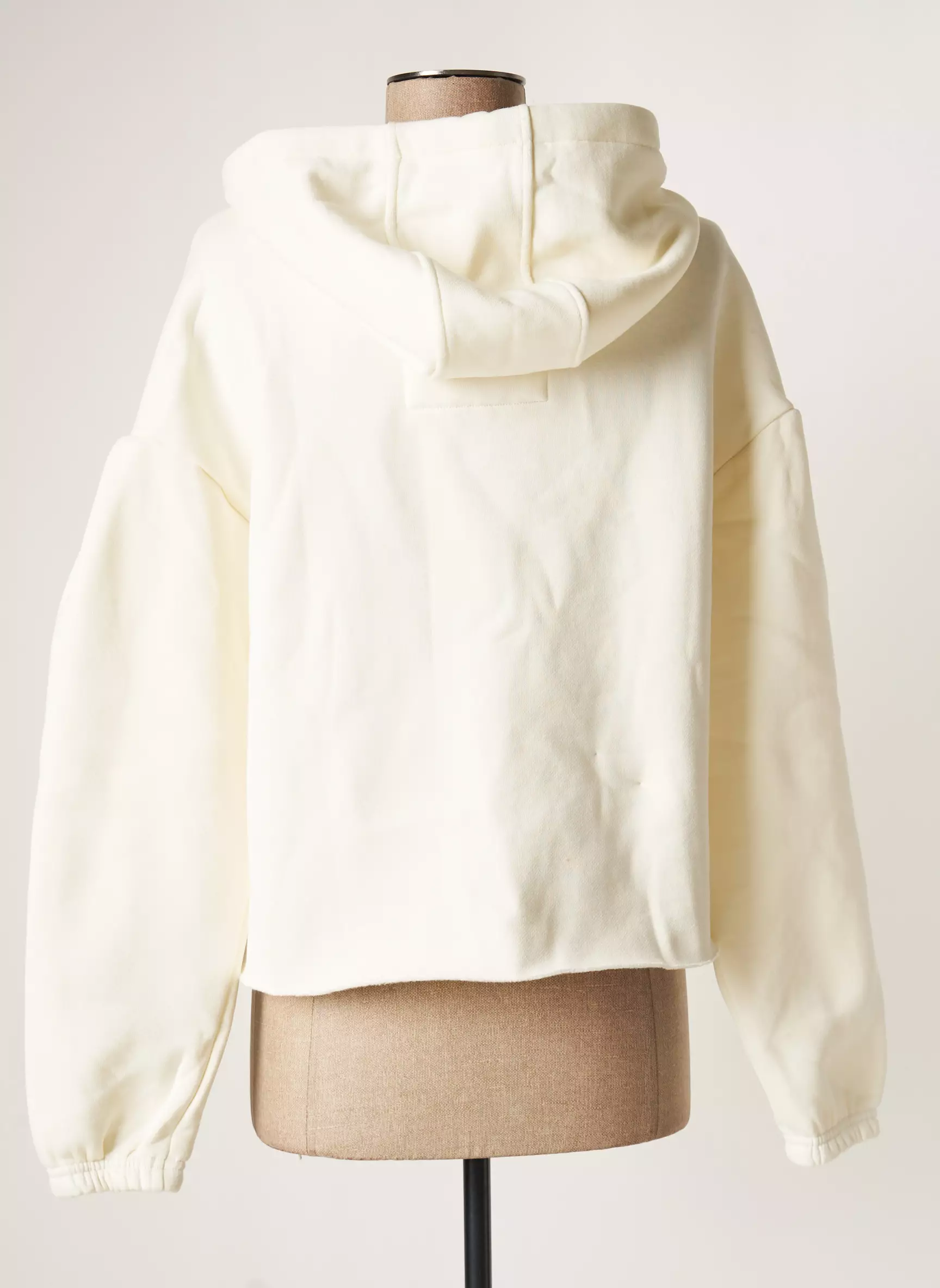 School Rag Sweat Capuche Femme couleur beige