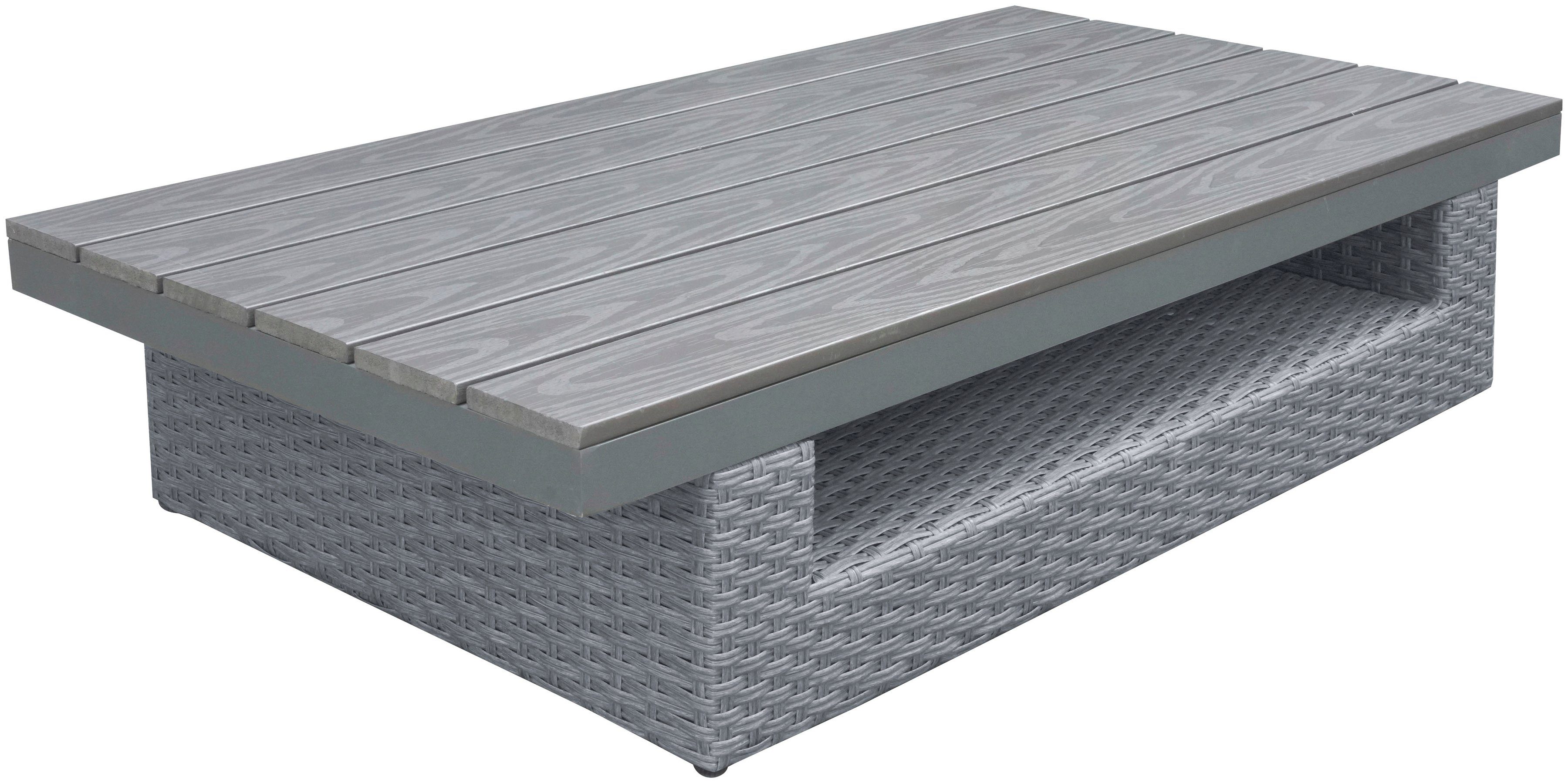 KONIFERA Gartenlounge-Set Cremona, (Set, 8-tlg), höhenverstellbarer Tisch