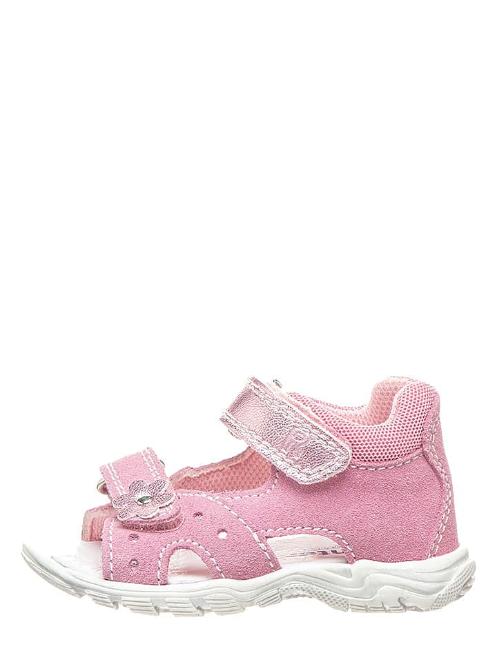 Richter Shoes Leder-Sandalen in Rosa günstig kaufen 23