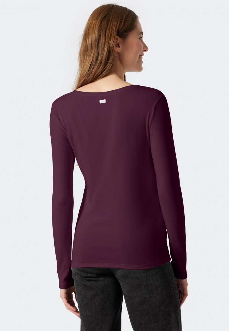 Shirt langarm pflaume - Revival Martina