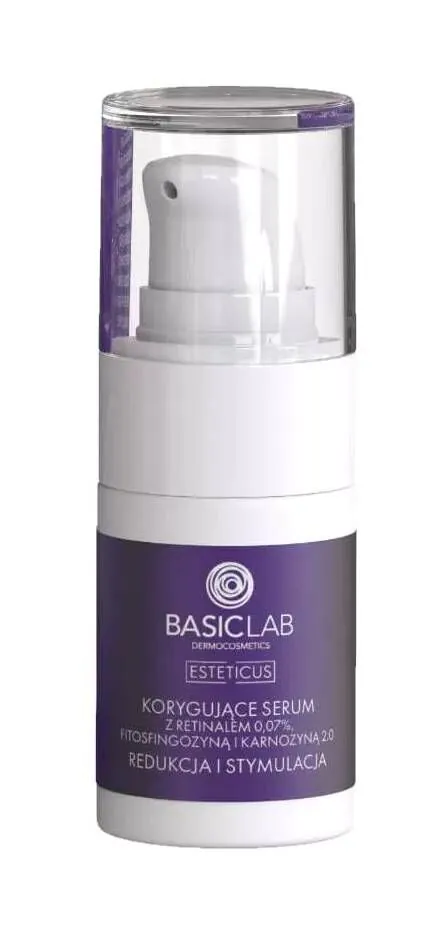 BasicLab Esteticus 0,07% Retinal, Phytosphingosin, Carnosin 2,0, 30 ml