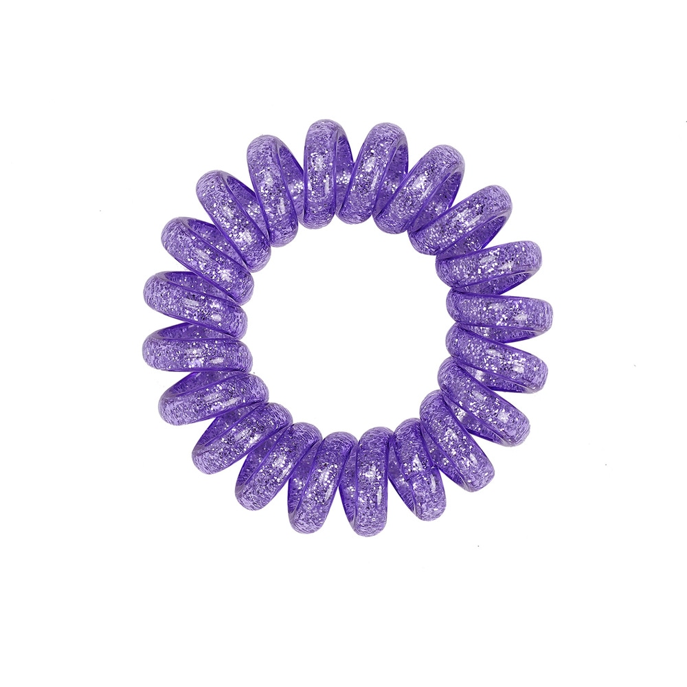 Dessata Purple Elastiques à cheveux spirales