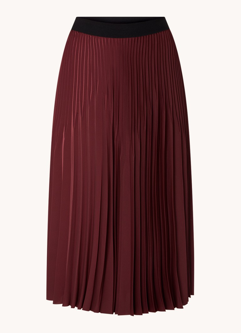 Fustă midi plisată Bahia de la Gerard Darel, confecționată din material elastic.