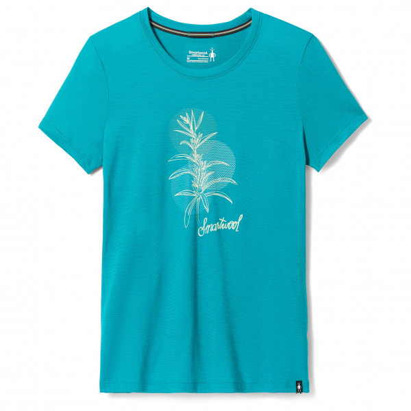 Smartwool - Women's Sage Plant Graphic S/S Tee Slim Fit - Merinoshirt