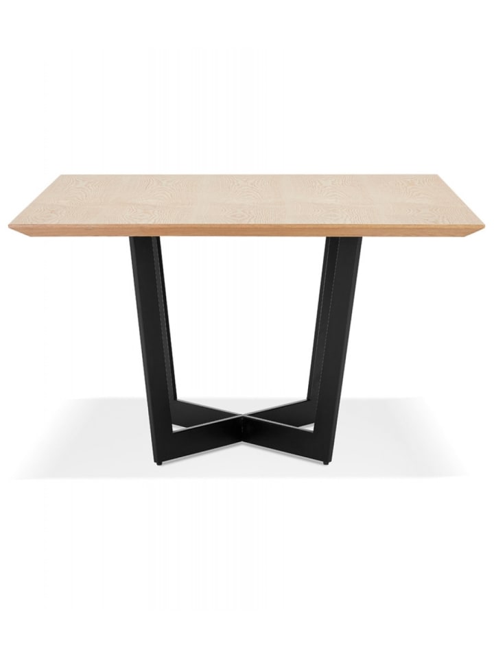 KADIMA DESIGN Quadratischer Esstisch ANITA 140x140 cm | Modern Design Tisch in Beige günstig kaufen onesize