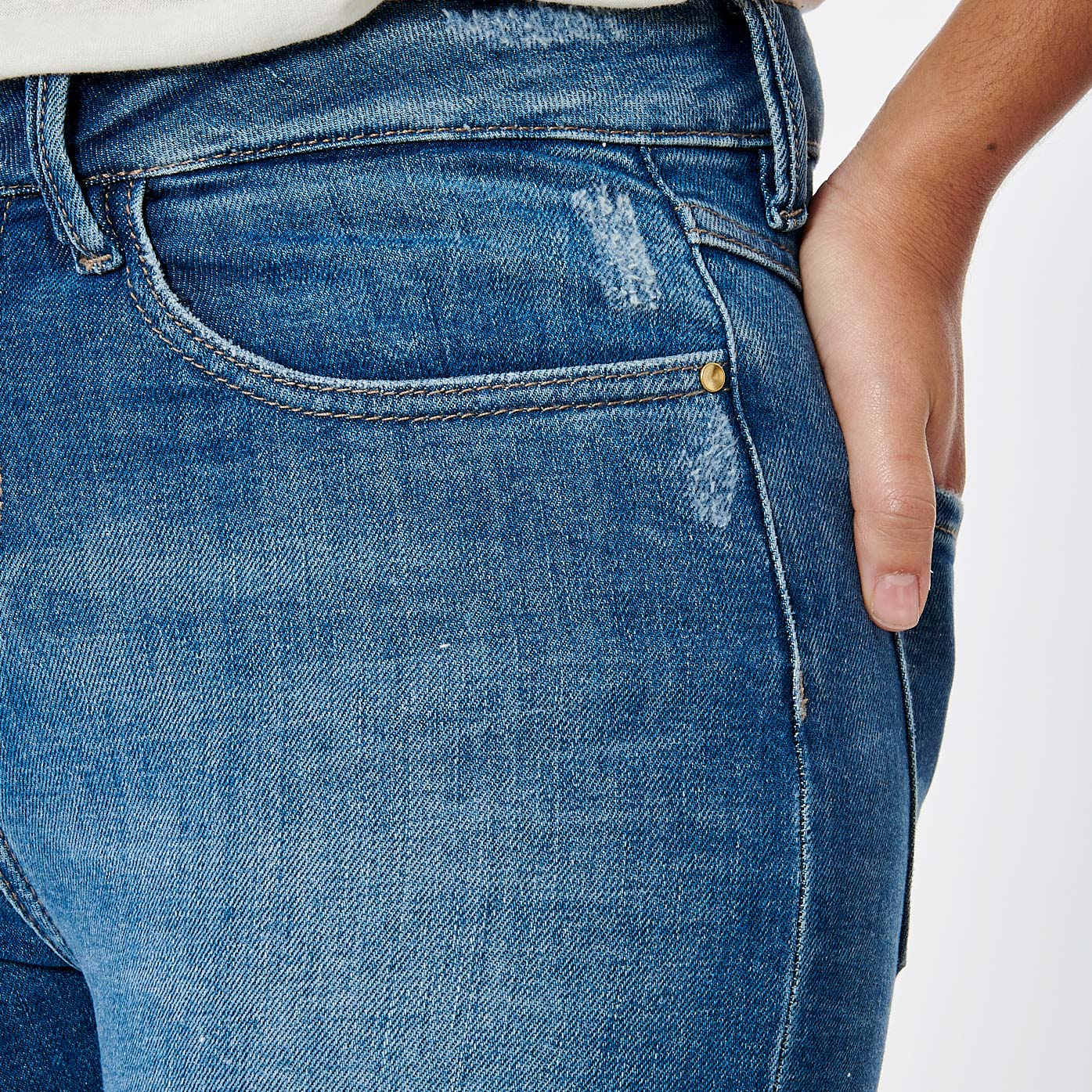 SIBEL  Jean demi-slim Femme