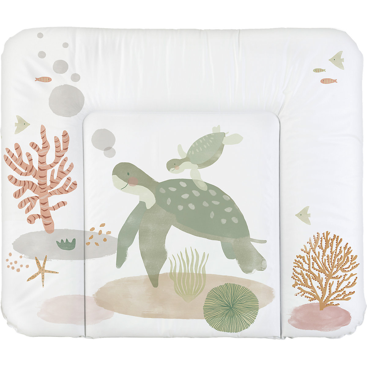 Wickelauflage breit Sea Life, 85 x 72 x 5cm