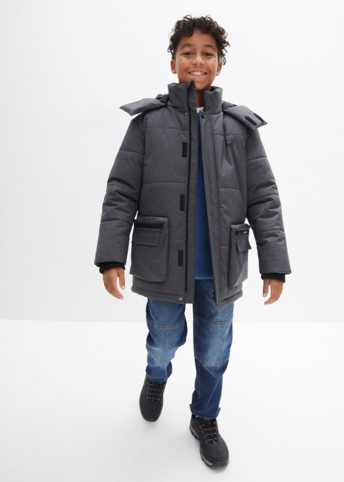 Jungen Parka mit Kapuze