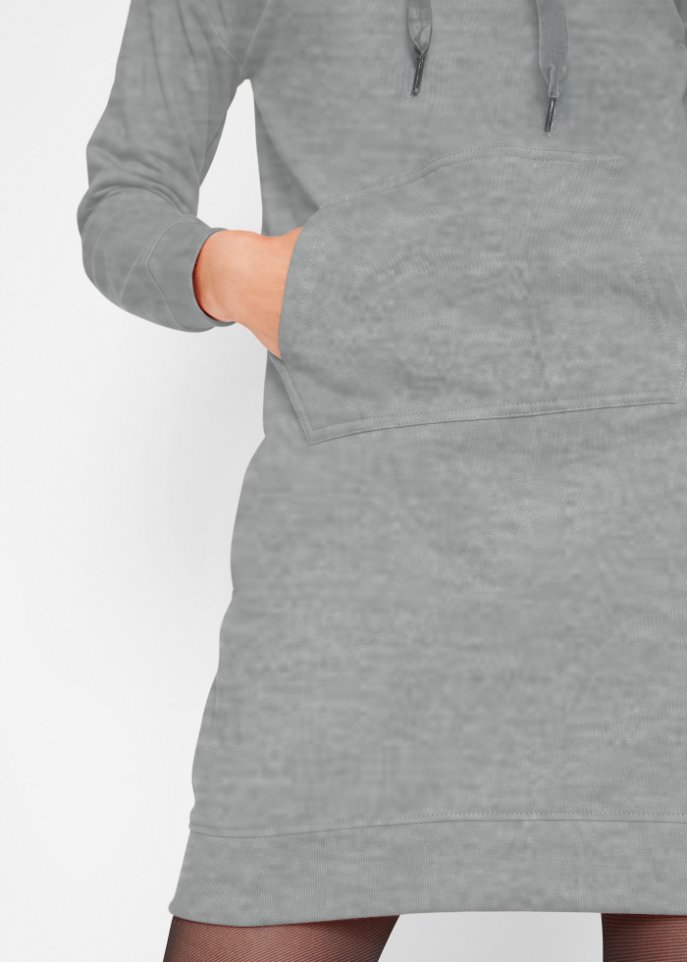 Sweatkleid mit Kapuze