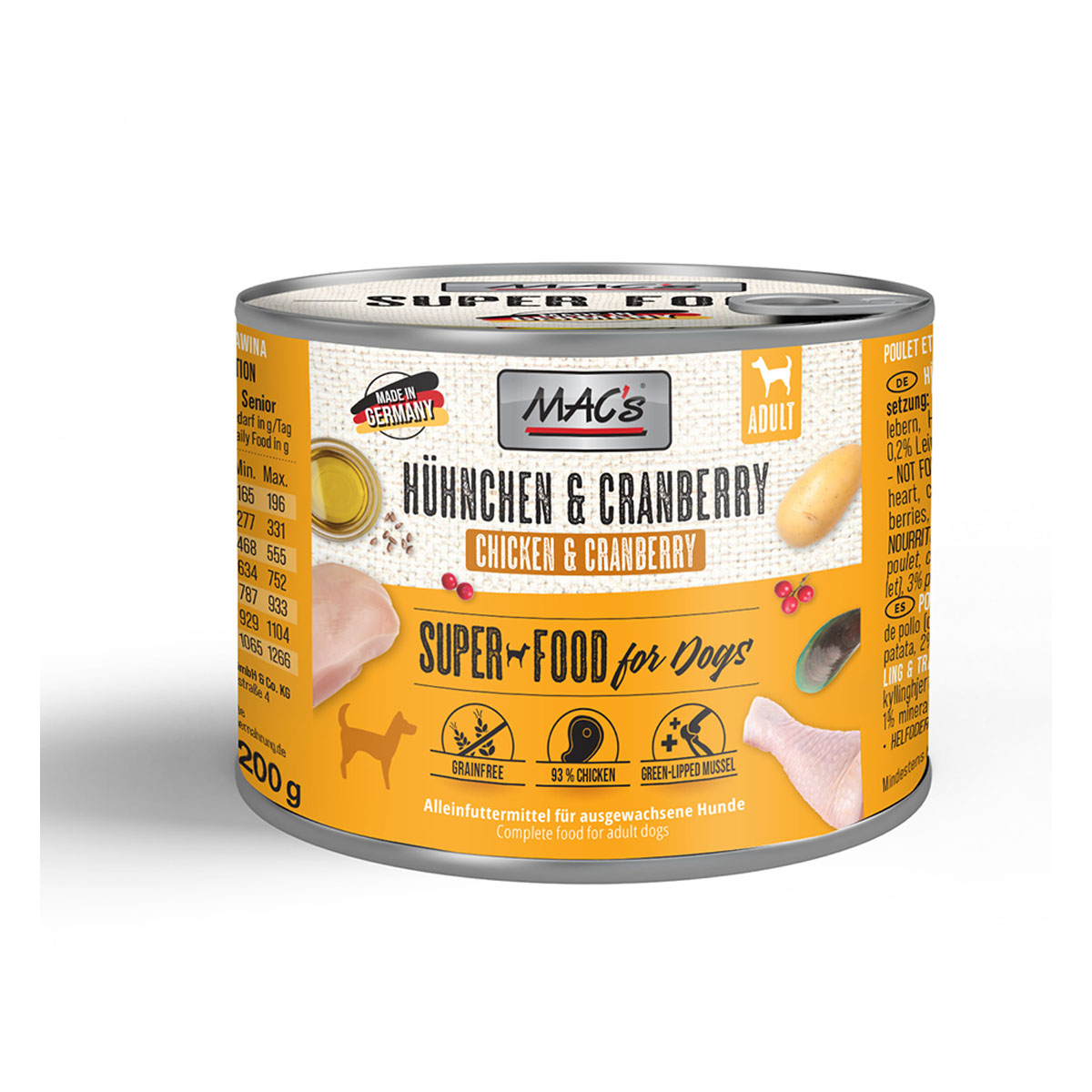 MAC's Dog Hühnchen und Cranberry günstig kaufen bei ZooRoyal