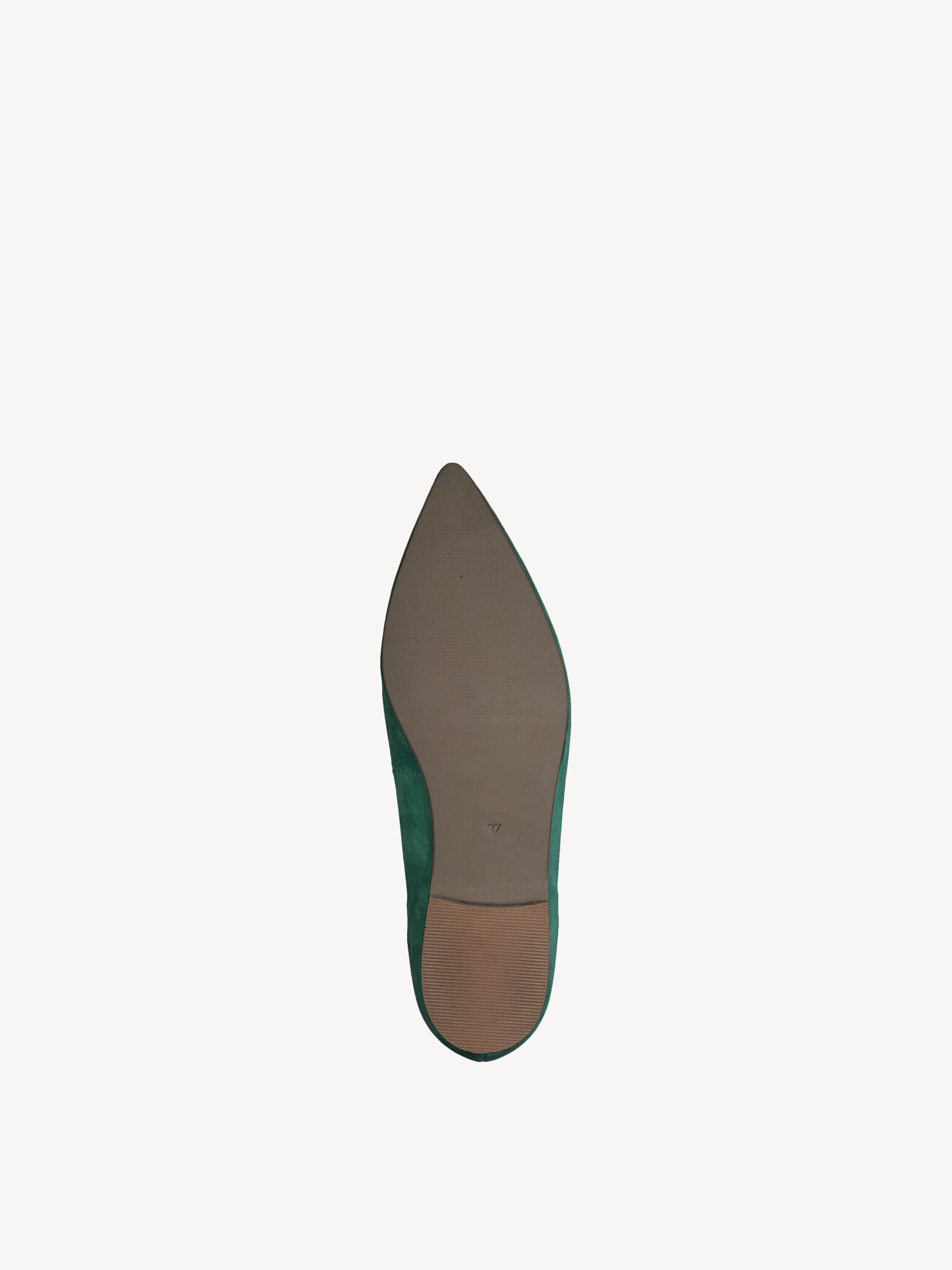 Ballerine en cuir - vert