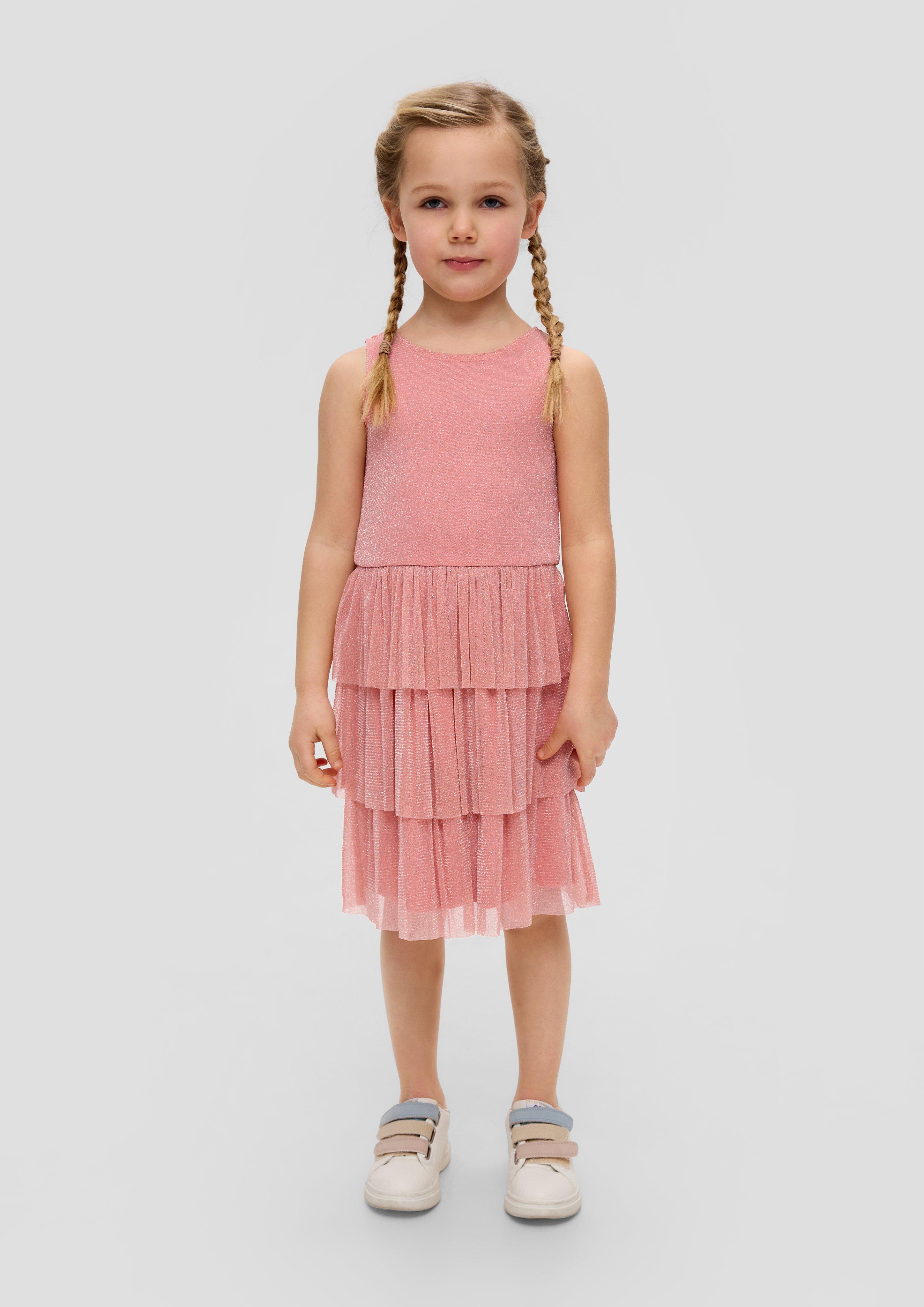 Mehrlagiges Kleid aus zartem Mesh  2140047-2152