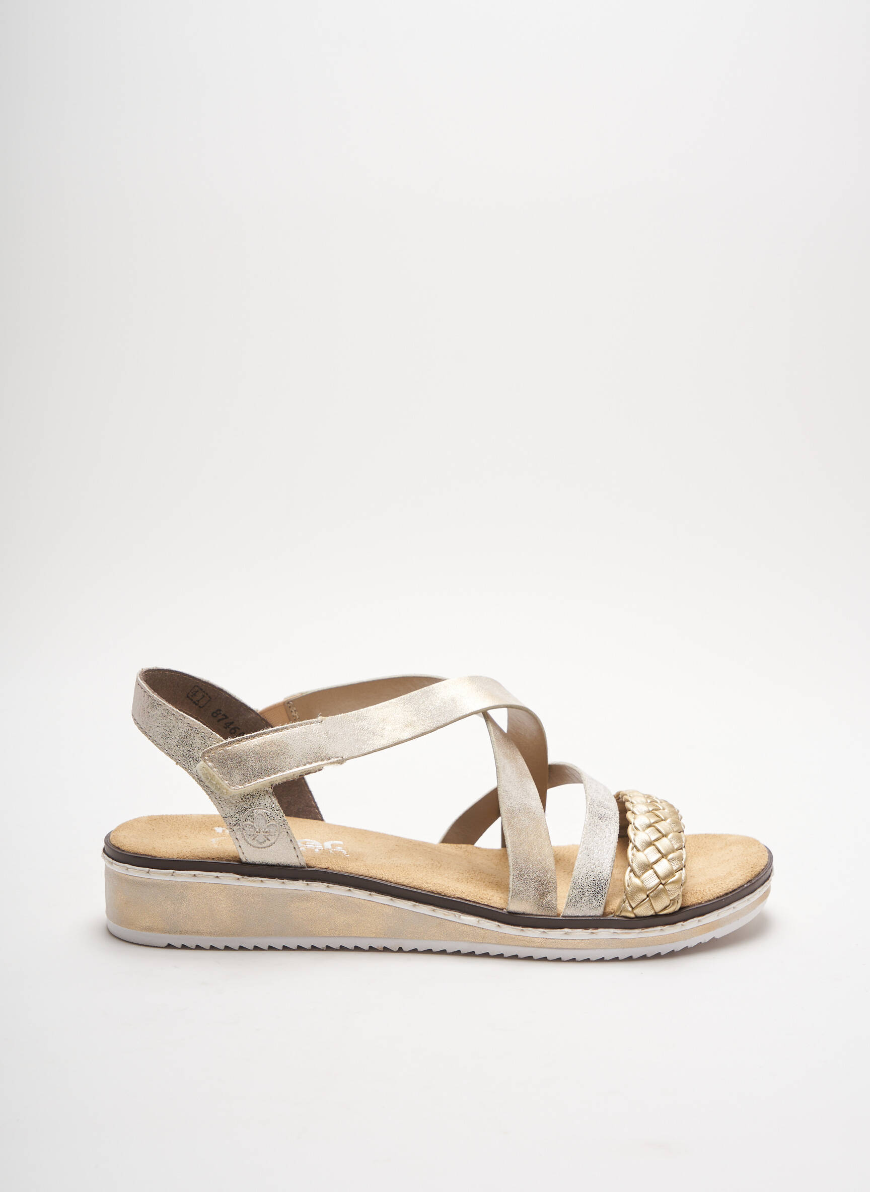 Rieker Sandales Nu Pieds Femme couleur beige
