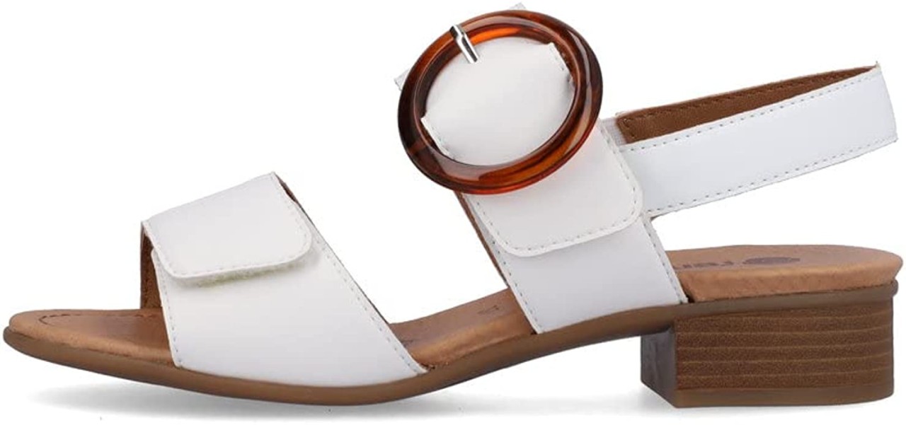 REMONTE Klassische Sandalen weiss