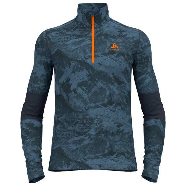 Odlo - Baselayer Top Turtle Neck L/S Half Zip Whistler - Kunstfaserunterwäsche