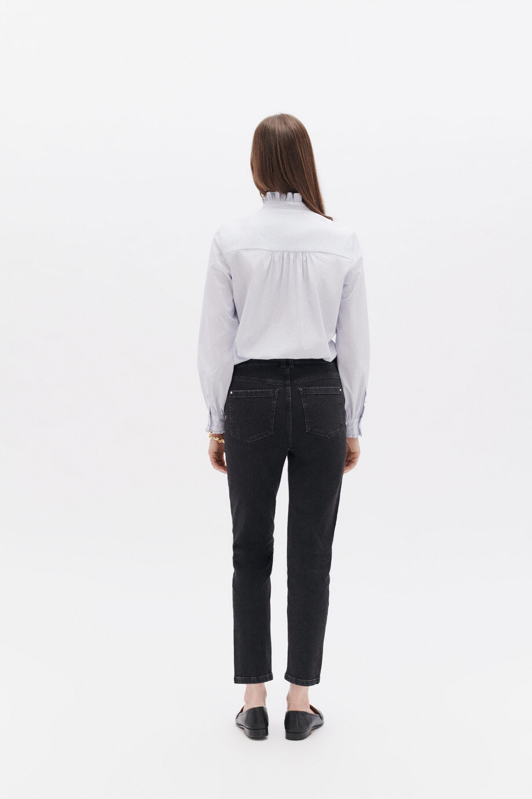 Pantalon plenny gris fonce femme