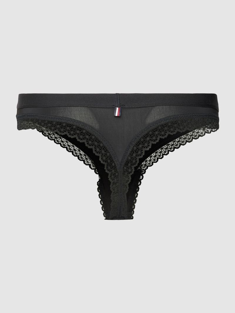 String mit Label-Details in schwarz