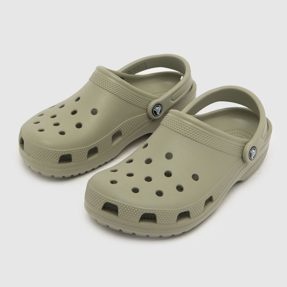 Crocs Classic klumpa szandál bézs színben