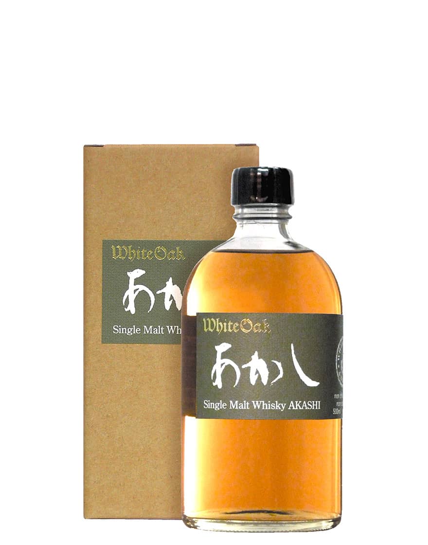 Single Malt Japanese Whisky Akashi White Oak 500 ㎖, En Étui