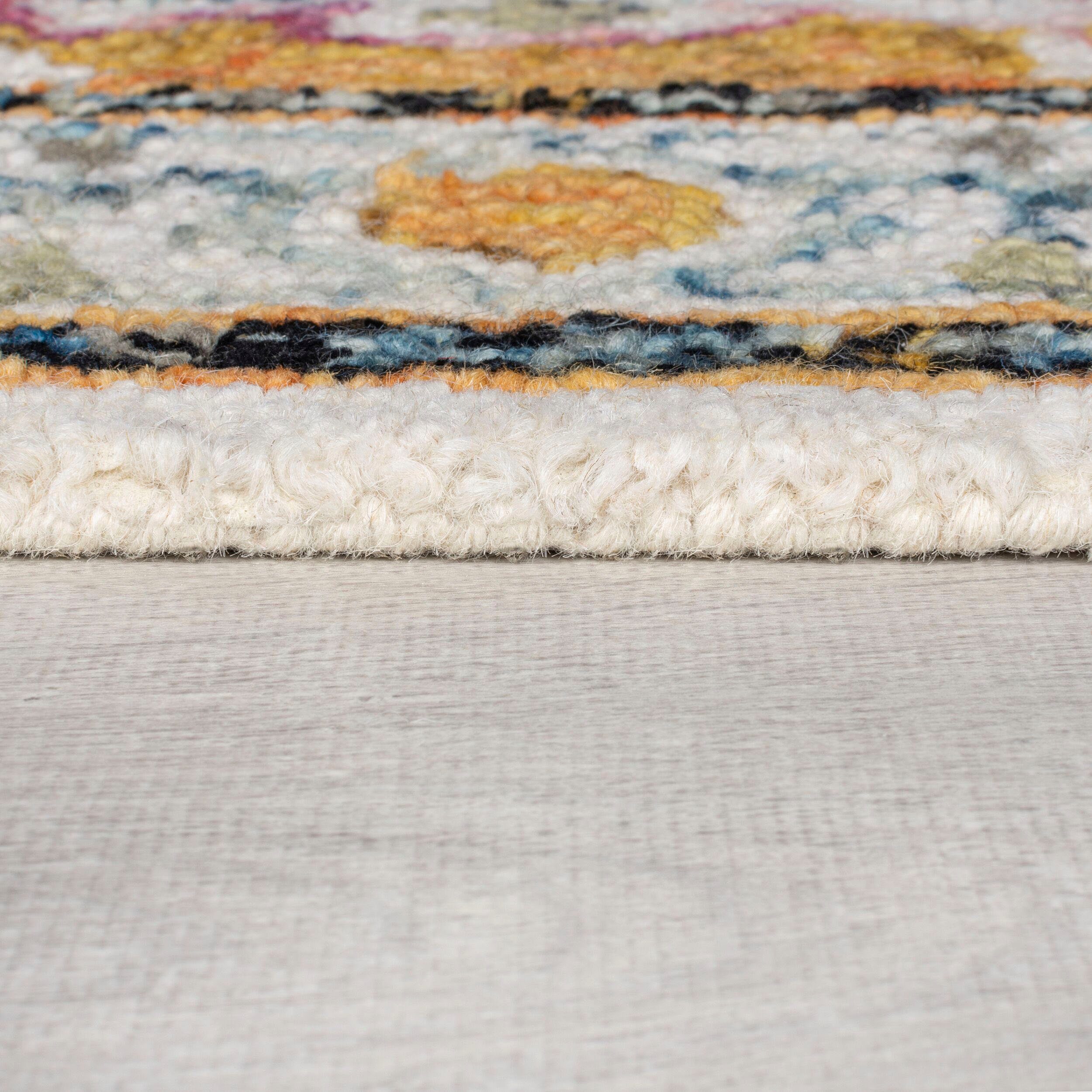 Wollteppich Dhalia, FLAIR RUGS, rechteckig, Höhe: 10 mm