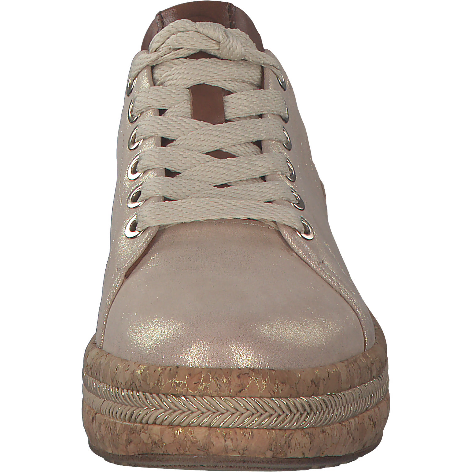 Tamaris 23600, Sneakers Low, Damen, Champagne met