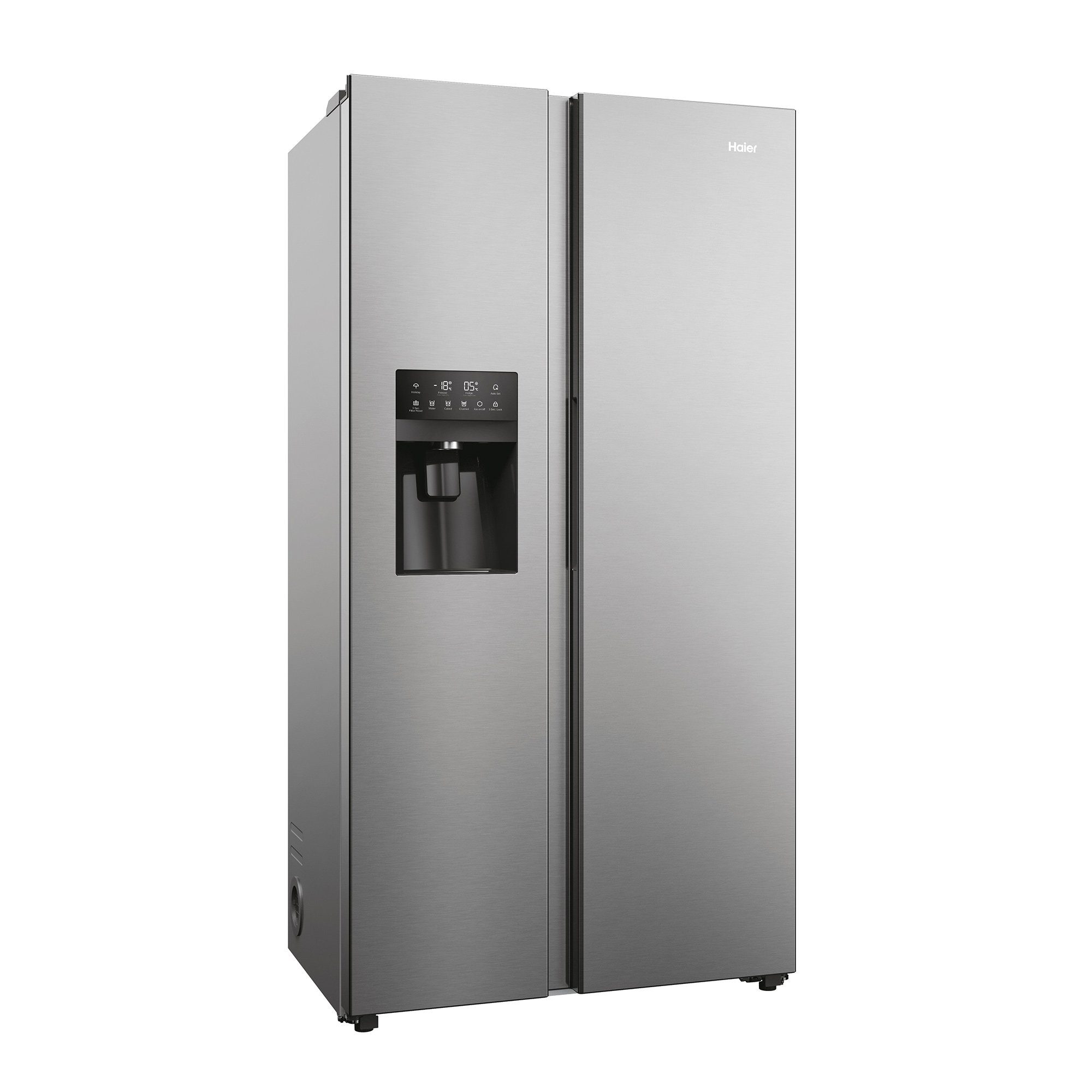 Haier Kühlschrank Edelstahl XL Slim Line HSR5918DIMP, 177,5 cm hoch, 90,8 cm breit, Eiswürfeldispenser, XL Slim Line, Mutli Airflow System, Total NoFrost