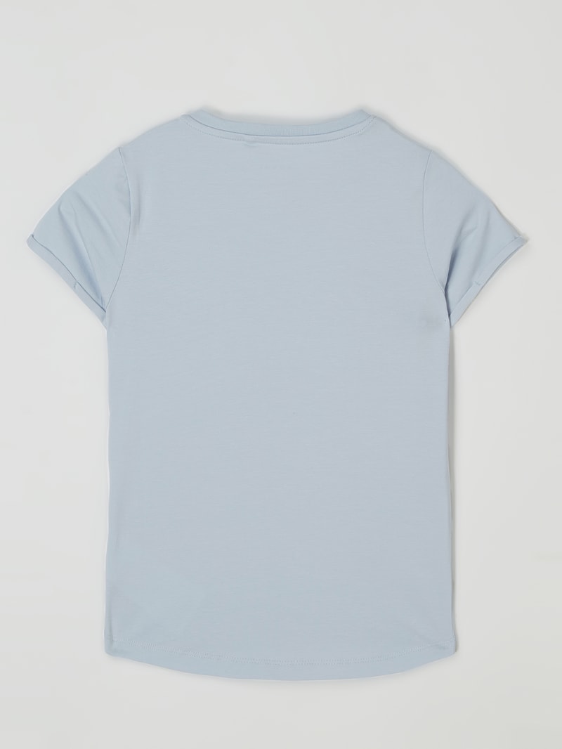 T-Shirt mit Print Modell 'Vix' in flieder
