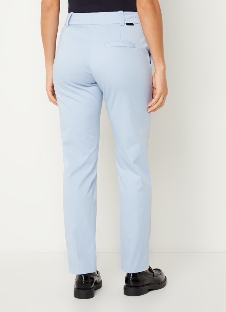 Pantaloni scurți skinny cu talie medie HUGO BOSS Hedima și buzunare laterale