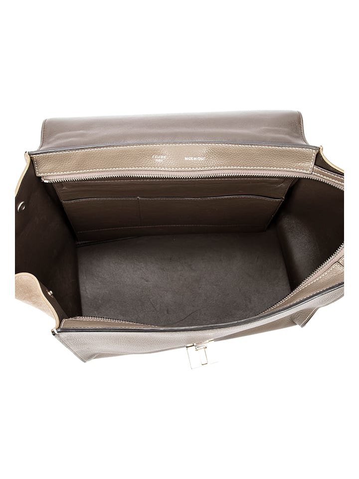 Celine Leder-Henkeltasche in Beige - (B)31 x (H)23 x (T)18 cm günstig kaufen onesize