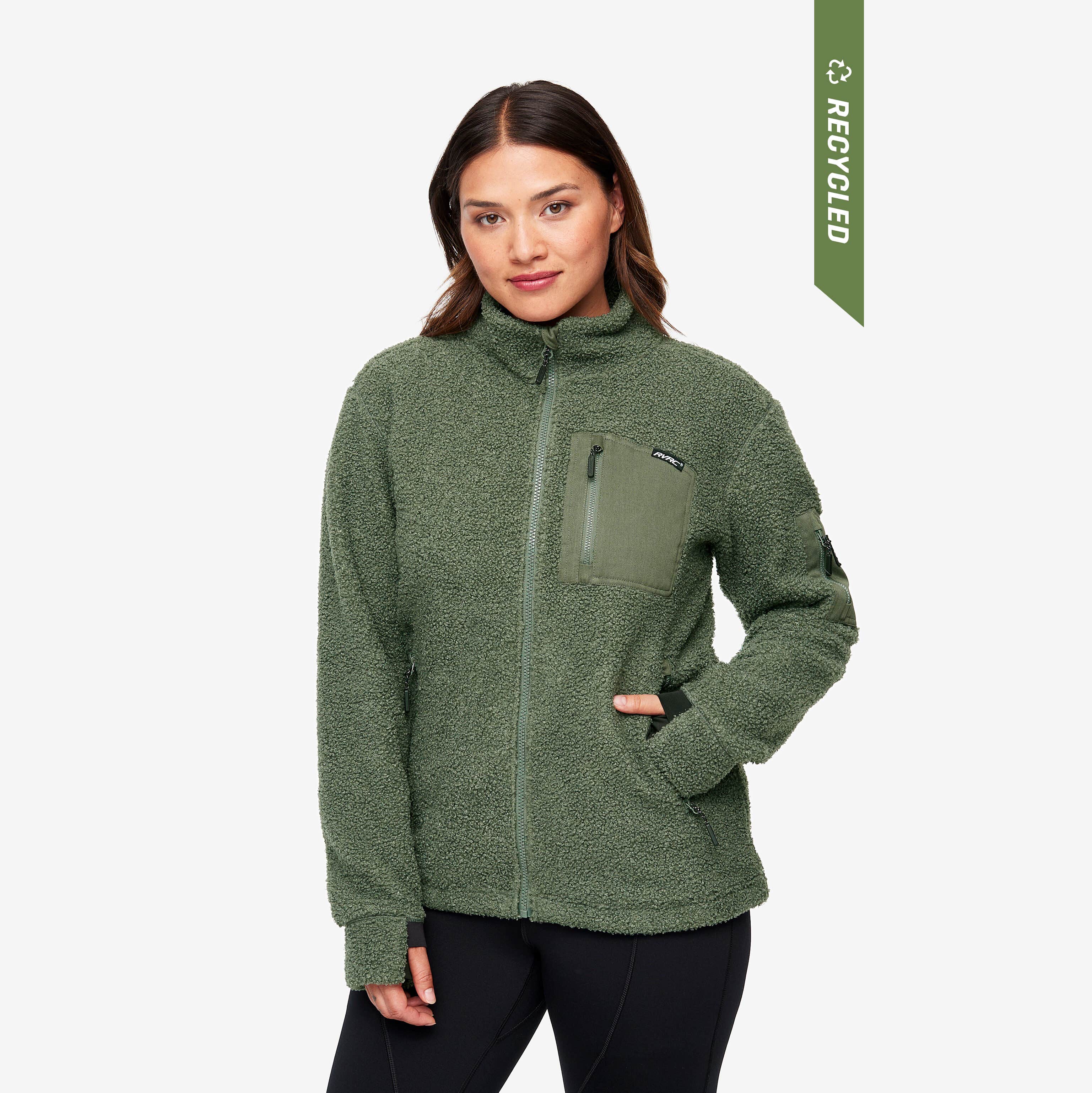 Bigfoot Pile Fleece Femme Dusty Green