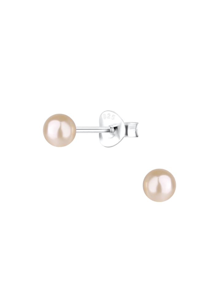 Alexander York Ohrringe, Ohrstecker PERLE 4 mm peach in 925 Sterling Silber, 2-tlg. günstig kaufen onesize