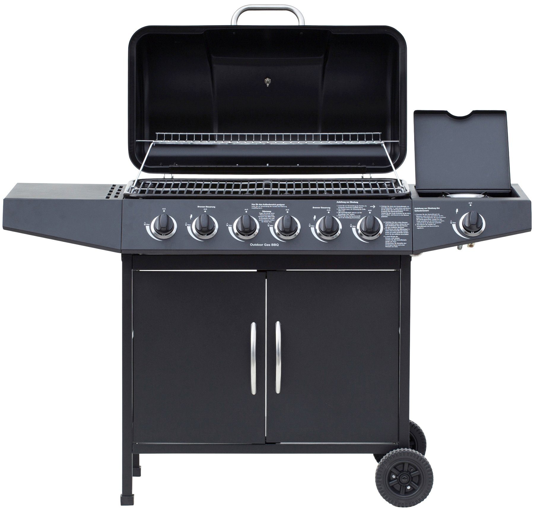 El Fuego Gasgrill Dayton 6+1, BxTxH: 133x54x97 cm