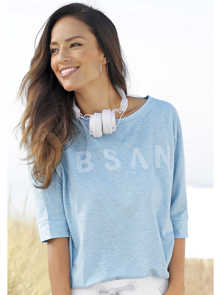 ELBSAND 3/4-Arm-Shirt in hellblau günstig kaufen