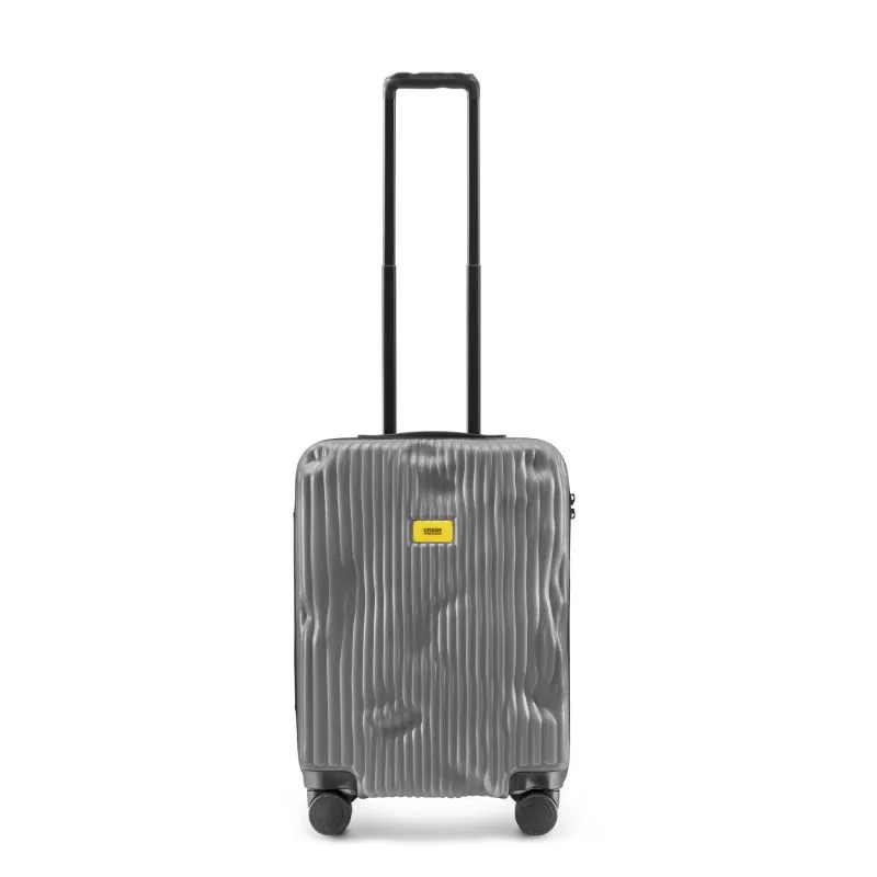 Crash Baggage Stripe Kabinengepäck S (55 cm) - Smoke Grey