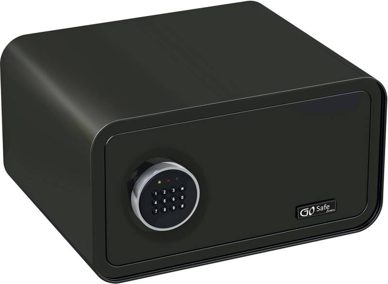 Olympia Einbruchschutztresor GoSafe 200 Schwarz 240 x 430 x 430 mm Elektronisch