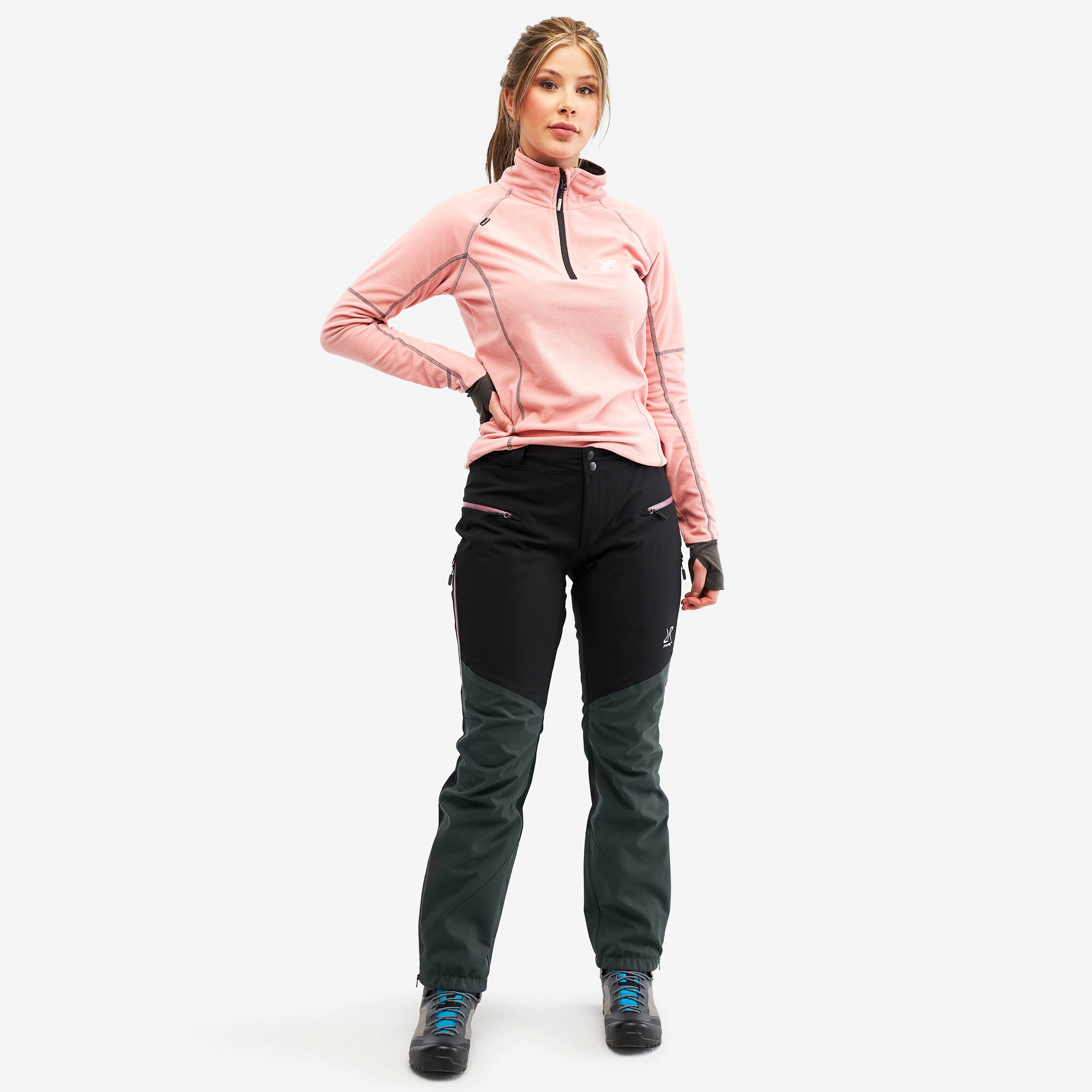 Silence Proshell Pants Femme Black/Rose