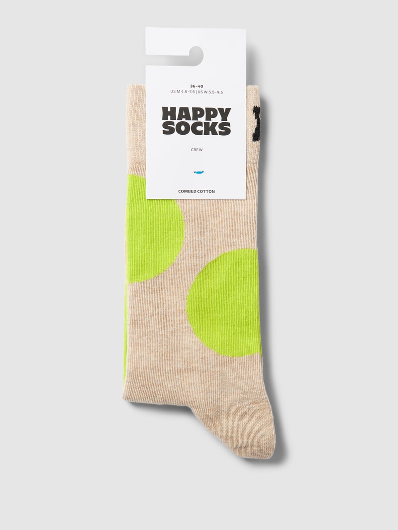 Socken mit Allover-Muster in beige