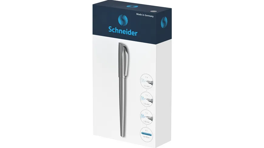 Schneider Schreibgeräte-Set Schönschreibfüller Callissima Anthrazit