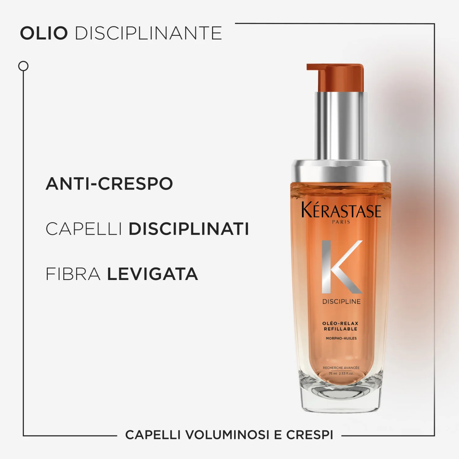 Discipline L'Huile Oléo-Relax – plaukų formavimas ir apdaila su aliejumi, plaukų aliejus
