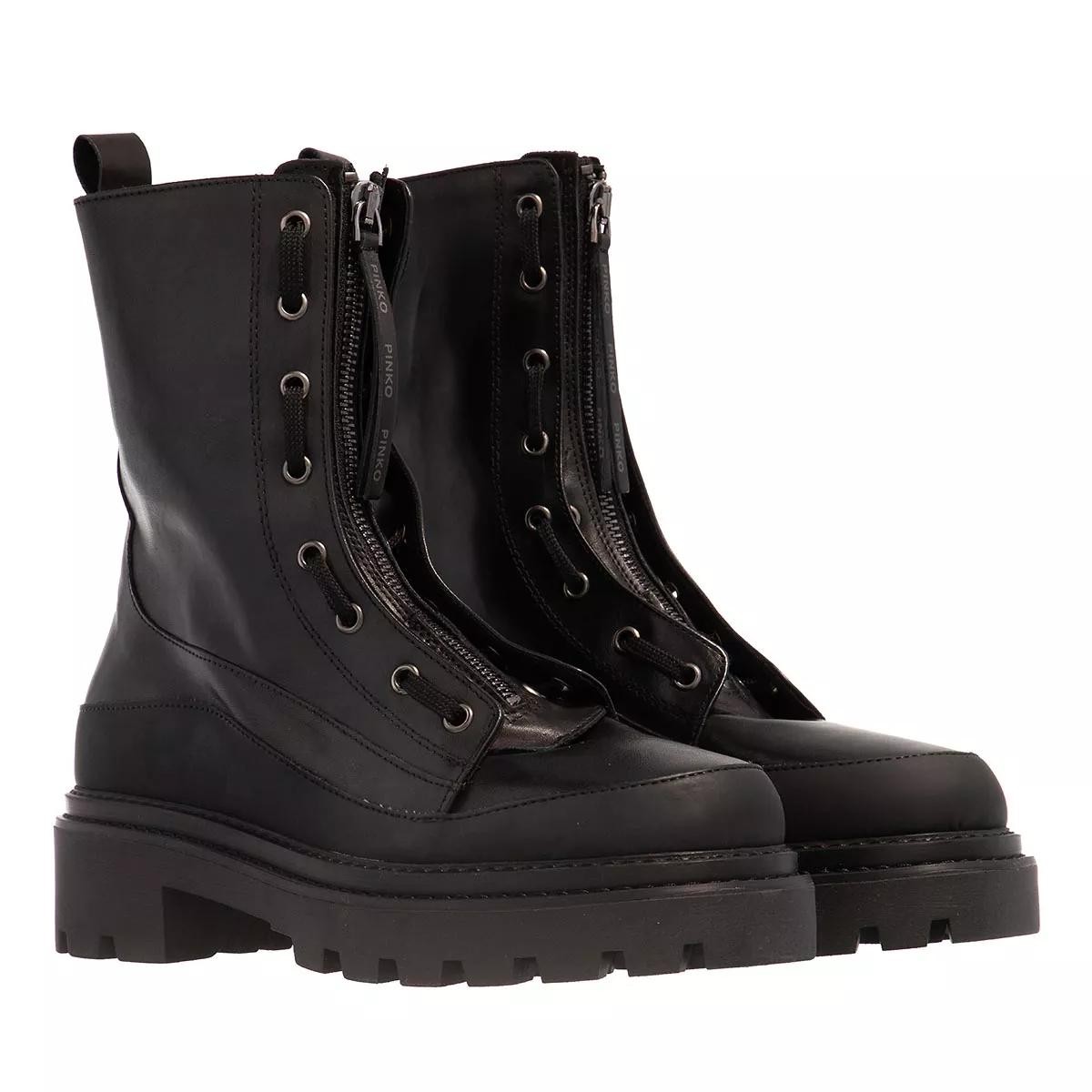 PINKO Stiefeletten schwarz Biker Boot