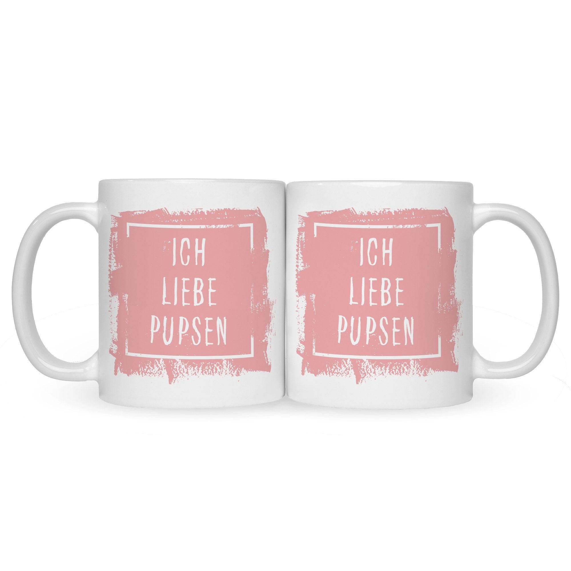 GRAVURZEILE Tasse Bedruckte Tasse mit Spruch - Ich Liebe Pupsen - Lustige Geschenke - Geschenk für Mama Papa Freunde Geburtstag Muttertag Vatertag Valentinstag Weihnachten - für Männer & Frauen - für Sie & Ihn
