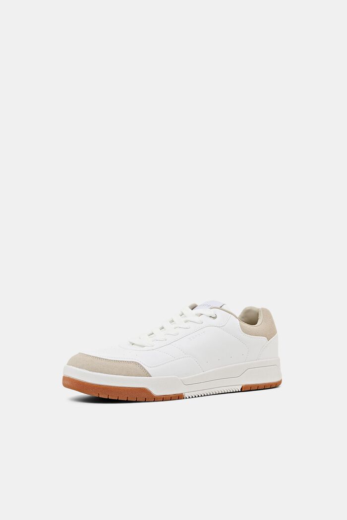 Sneakers in Lederoptik