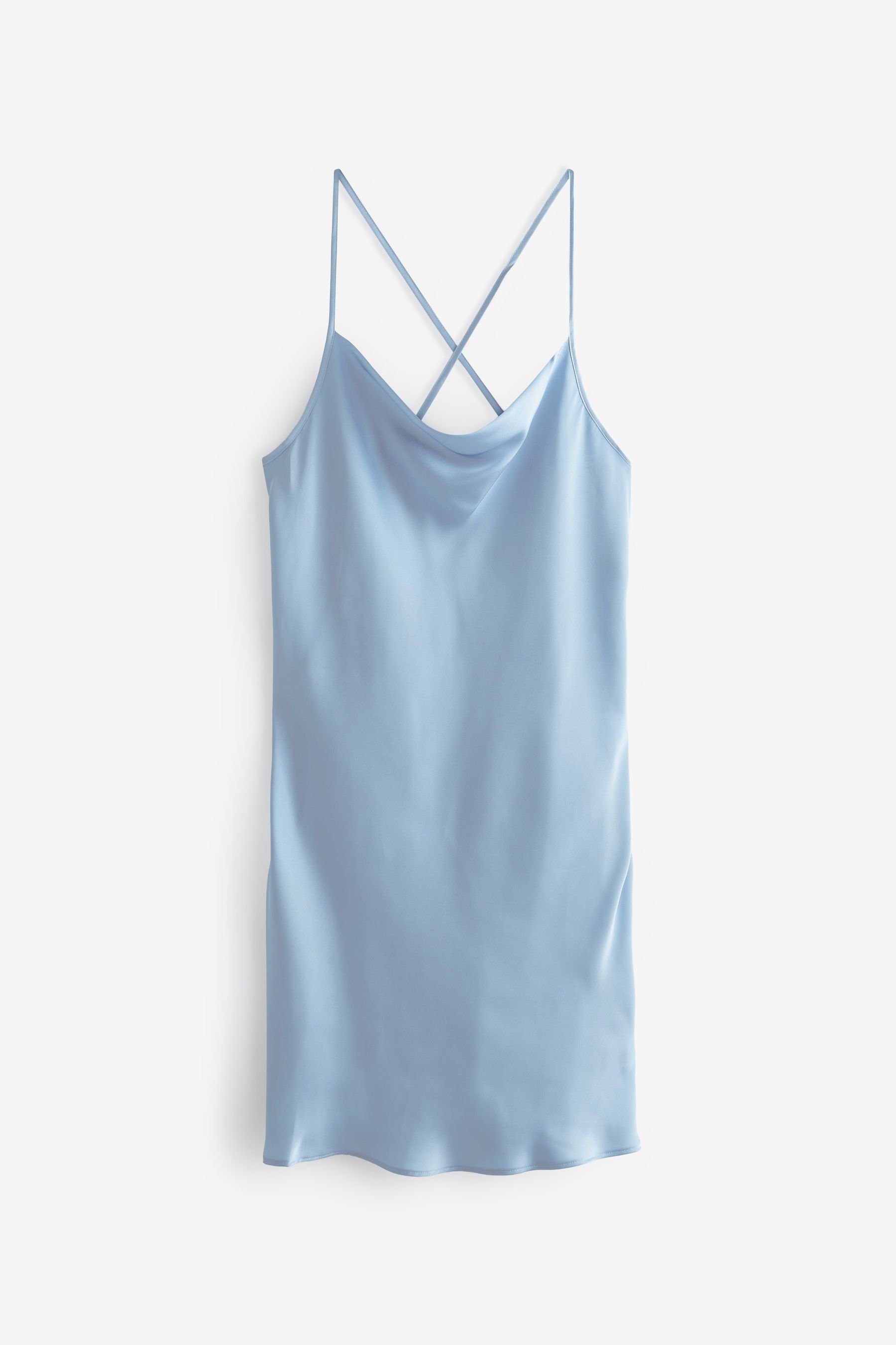 Next Unterkleid Satin-Unterkleid mit Wasserfallkragen (1-tlg)