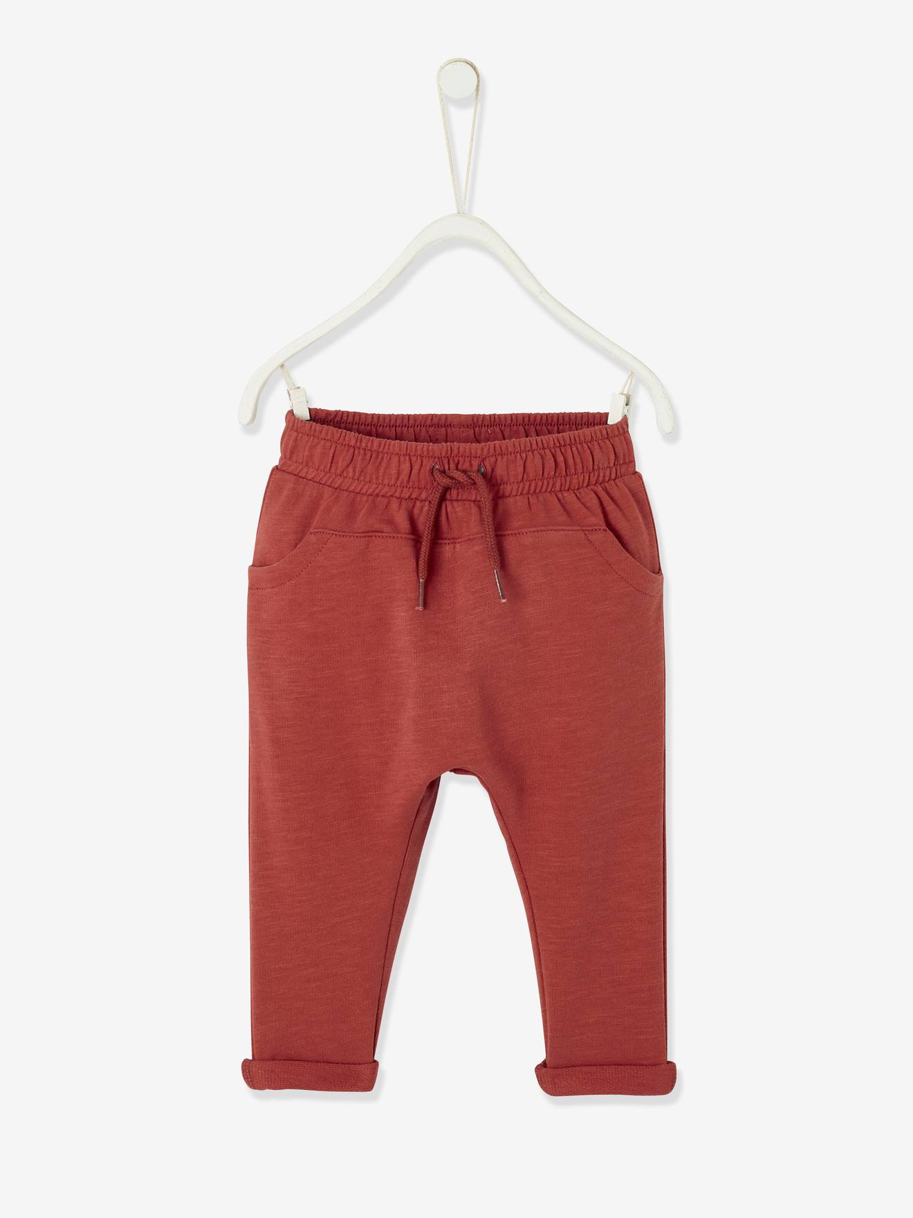 Pantalon molleton bébé garçon uni BASICS beige sable