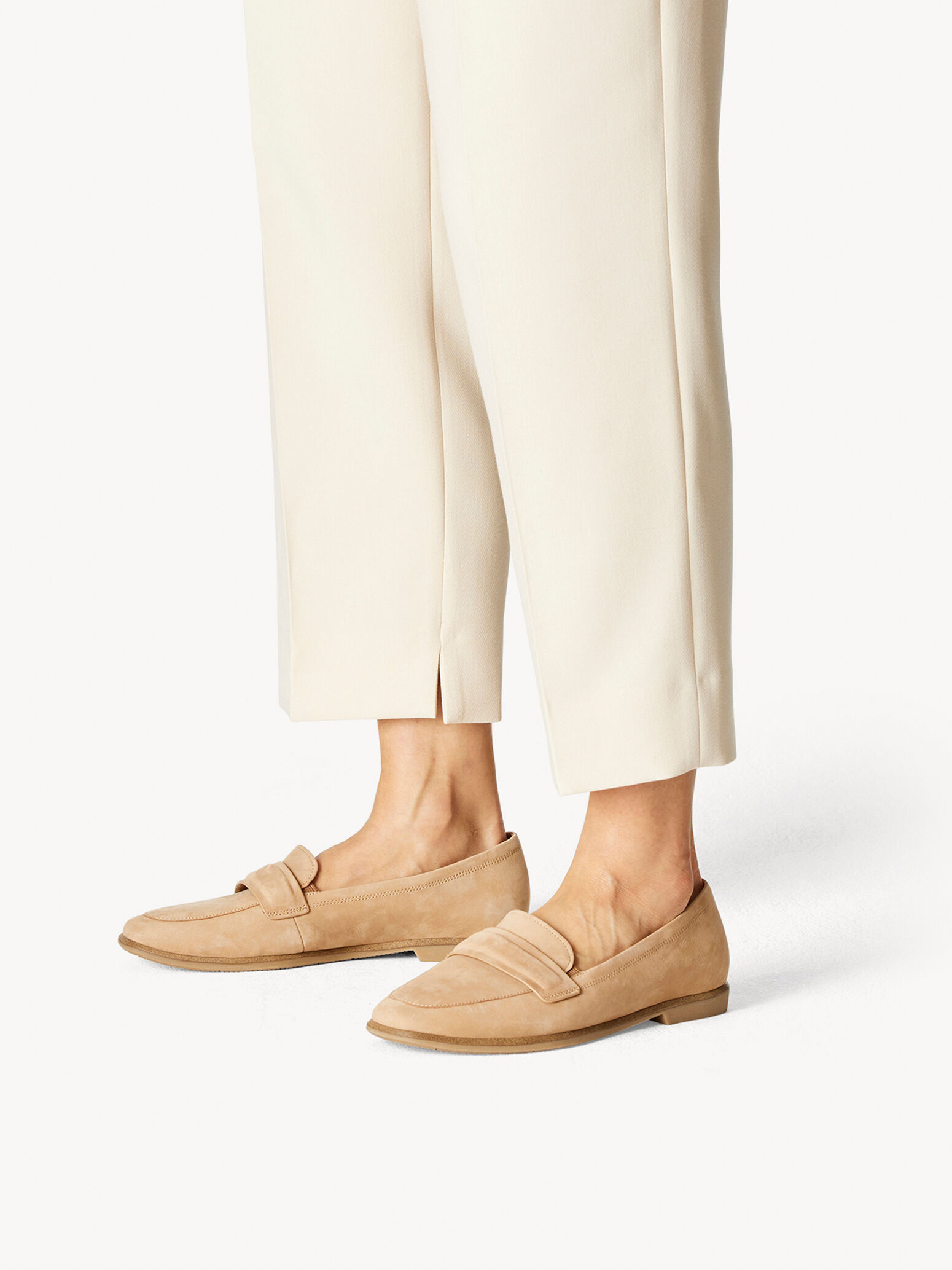 Slipper en cuir - marron