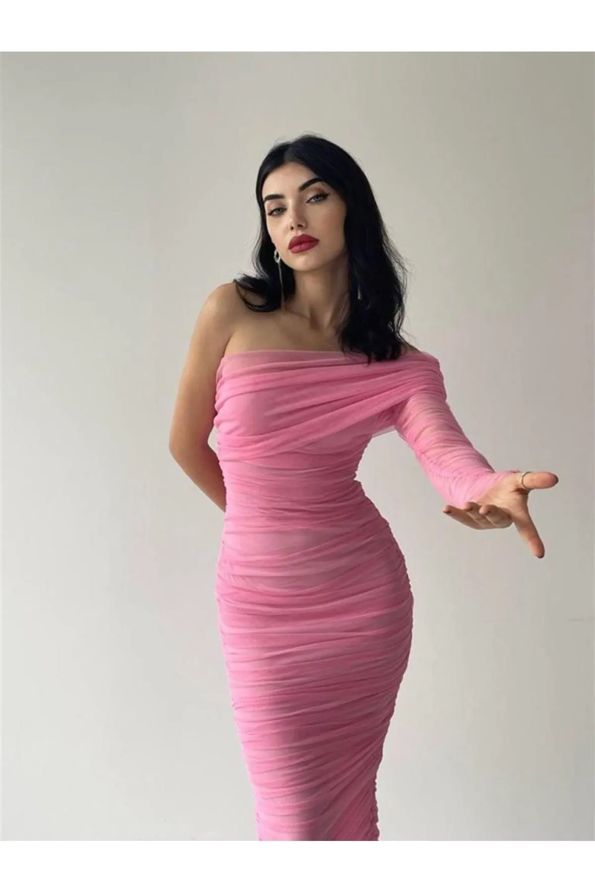 SONREİR  Kleid - Rosa - A-Linie