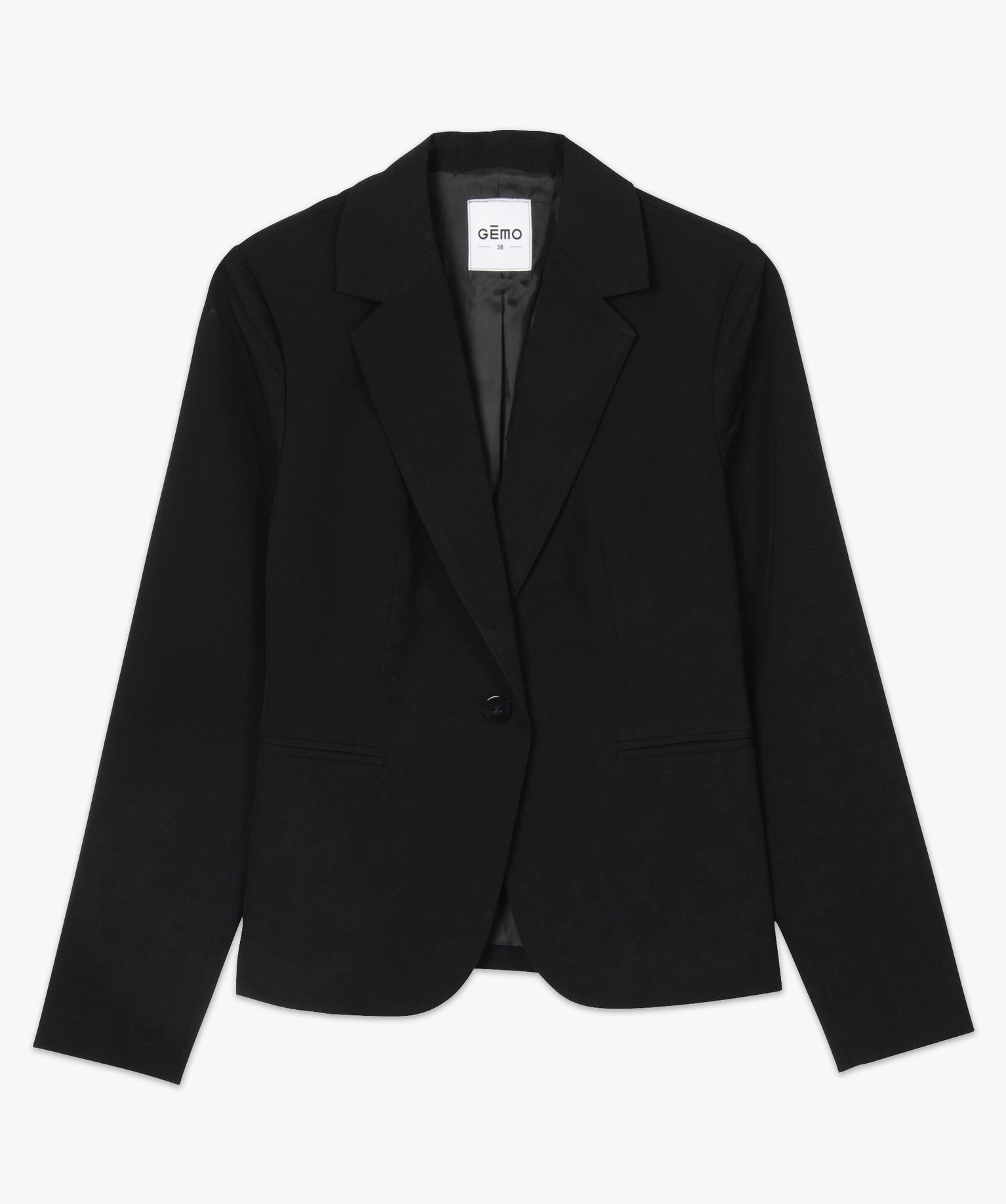 Veste femme unie fermeture 1 bouton | GEMO