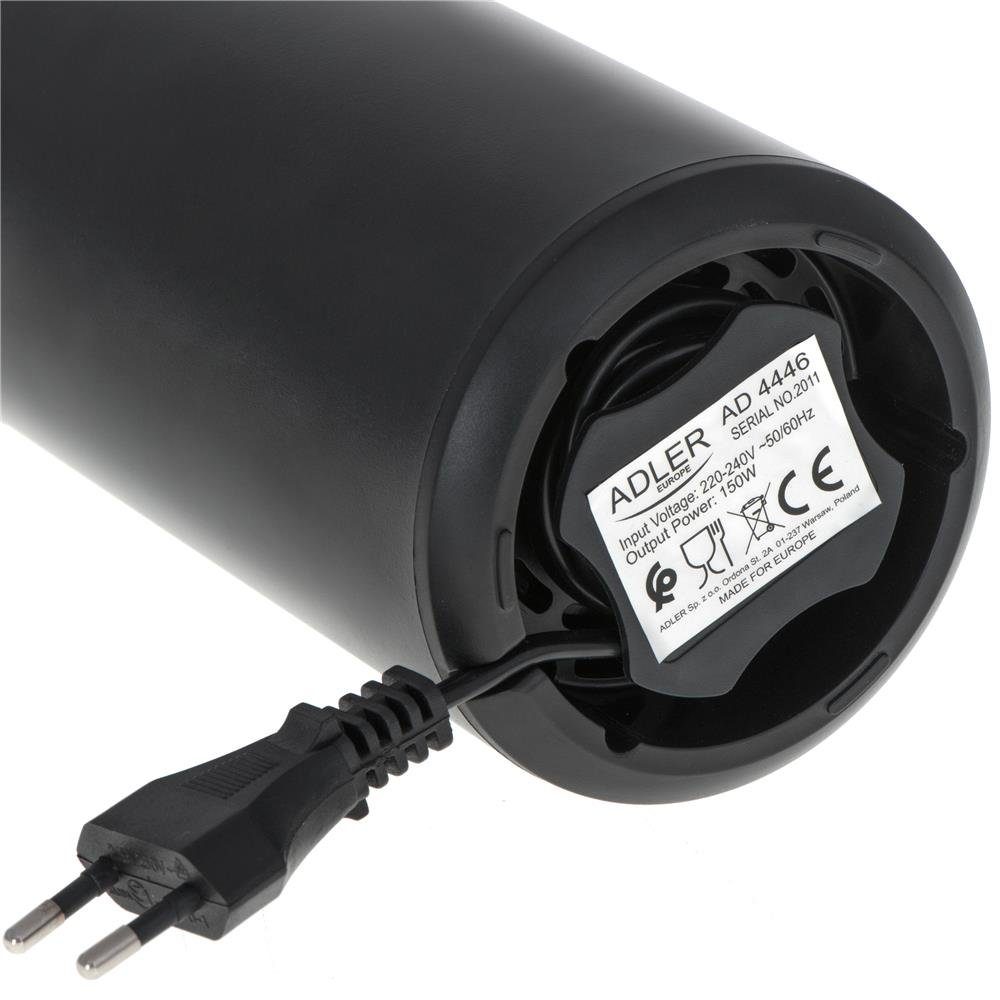 Adler Kaffeemühle AD4446bg, 150 W Elektrische Kaffeemühle 75 Gramm aus Edelstahl