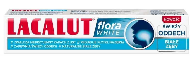 Lacalut Flora Hvid Tandpasta