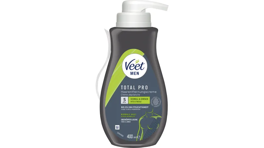 Veet Men Haarentfernungscreme Beine & Körper 400 ml